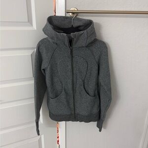 Lululemon Gray Full Zip Scuba Jacket